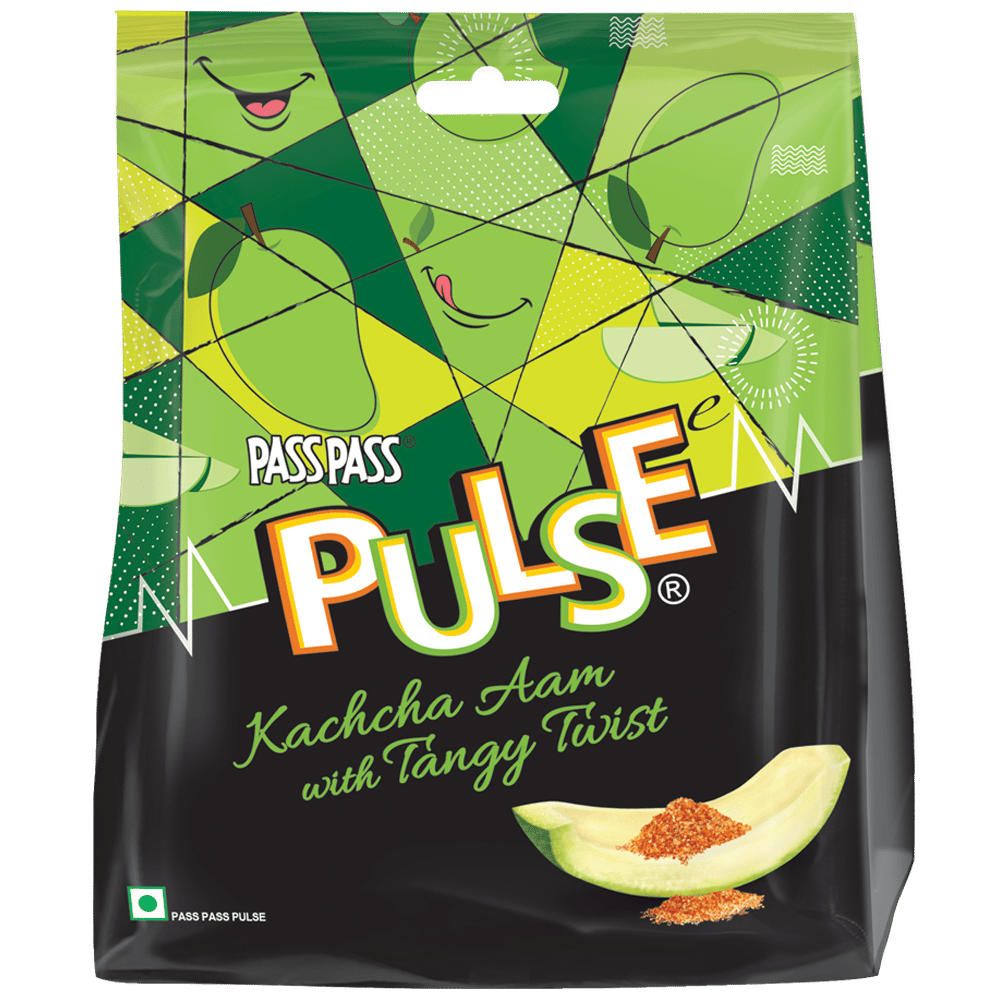 Pulse Pyramid Pouch || Kachcha Aam Candy || 50 Pieces || 190g