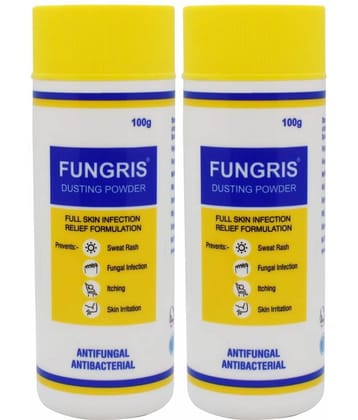 Ganeve London ANTI-FUNGAL-DUSTING-POWDER Talc 100 gm Pack of 2