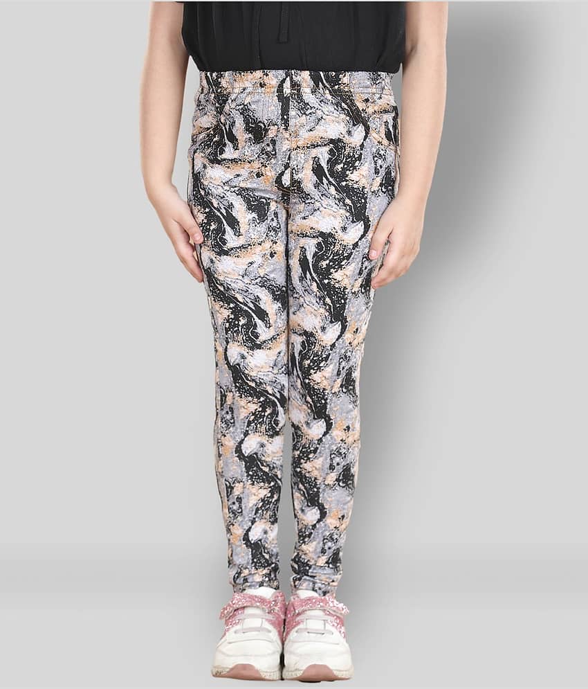 StyleStone Pack of 1 Girls Cotton Leggings ( Gray )