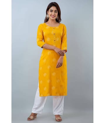 Doriya Brown Rayon Kurti With Palazzo - Stitched Suit