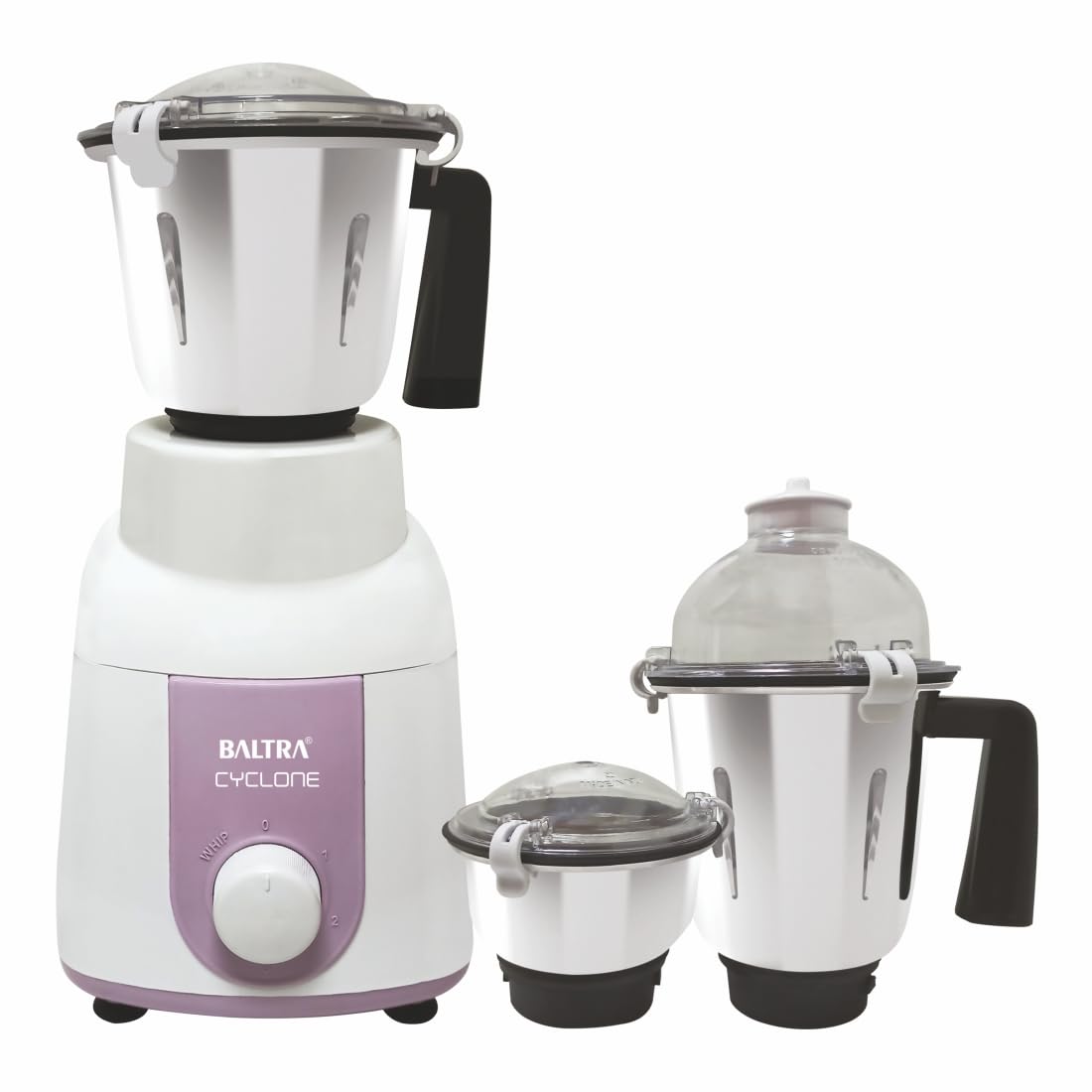 Baltra Cyclone Powerful Mixer Grinder for Kitchen | 1000 Watt Powerful Motor | Multi-Purpose Mixie, Stainless Steel 3 Jars for Grinding, Mixing, Blending | Overload Protector | ISI Mark - 2Yr Warranty