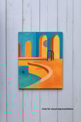 Dbeautify's MDF DIY Traditional Painting – Arched Poolside