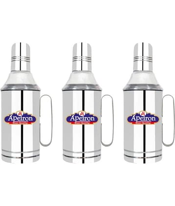 APEIRON Steel Oil Container/Dispenser Set of 3 500 mL