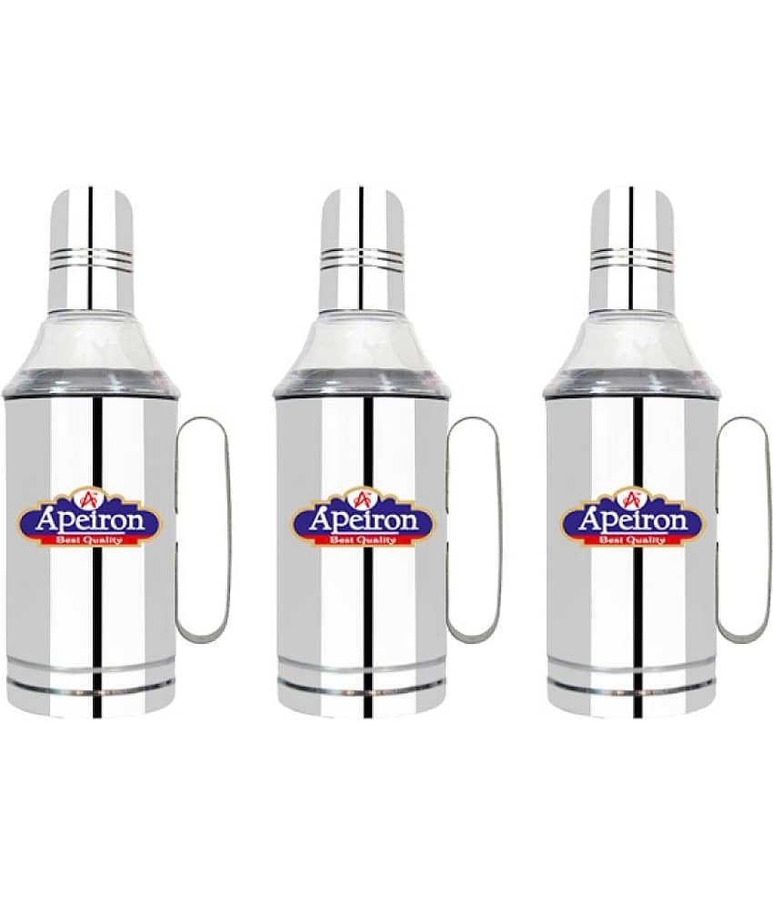 APEIRON Steel Oil Container/Dispenser Set of 3 500 mL