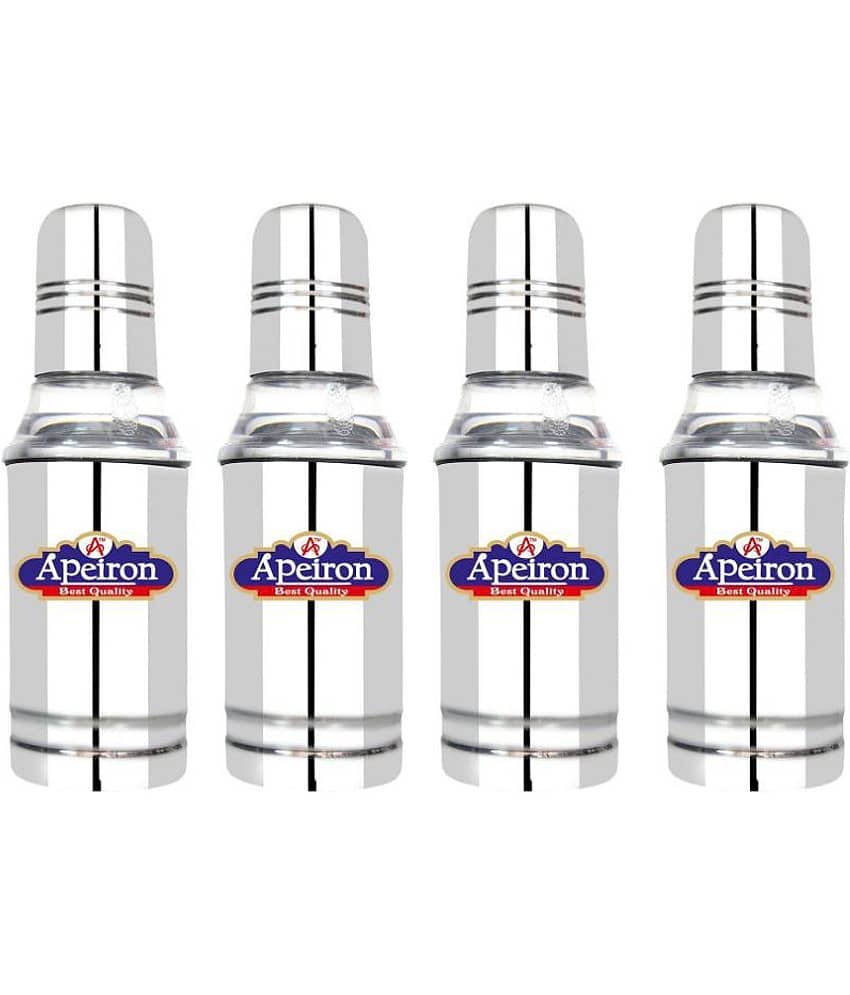 APEIRON Steel Oil Container/Dispenser Set of 4 350 mL