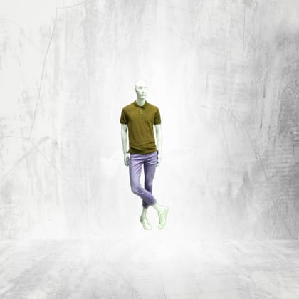 Men's Olive Polka Dot Polo and Lavender Jeans Set | Casual Style | Everyday Wear Men's Olive Polka Dot Polo and Lavender Jeans Set | Casual Style | Everyday Wear