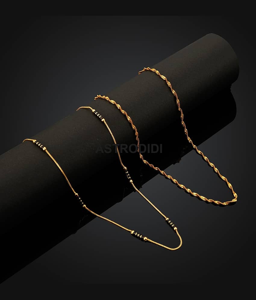 Astrodidi Gold Plated Chain ( Set of 2 )