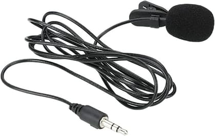 Wired Clip-On Lavalier Microphone with 3.5mm Jack | Collar Mic for Mobile, Laptop, Video Recording, Vlogging & Online Classes Wired Clip-On Lavalier Microphone with 3.5mm Jack | Collar Mic for Mobile, Laptop, Video Recording, Vlogging & Online Classes