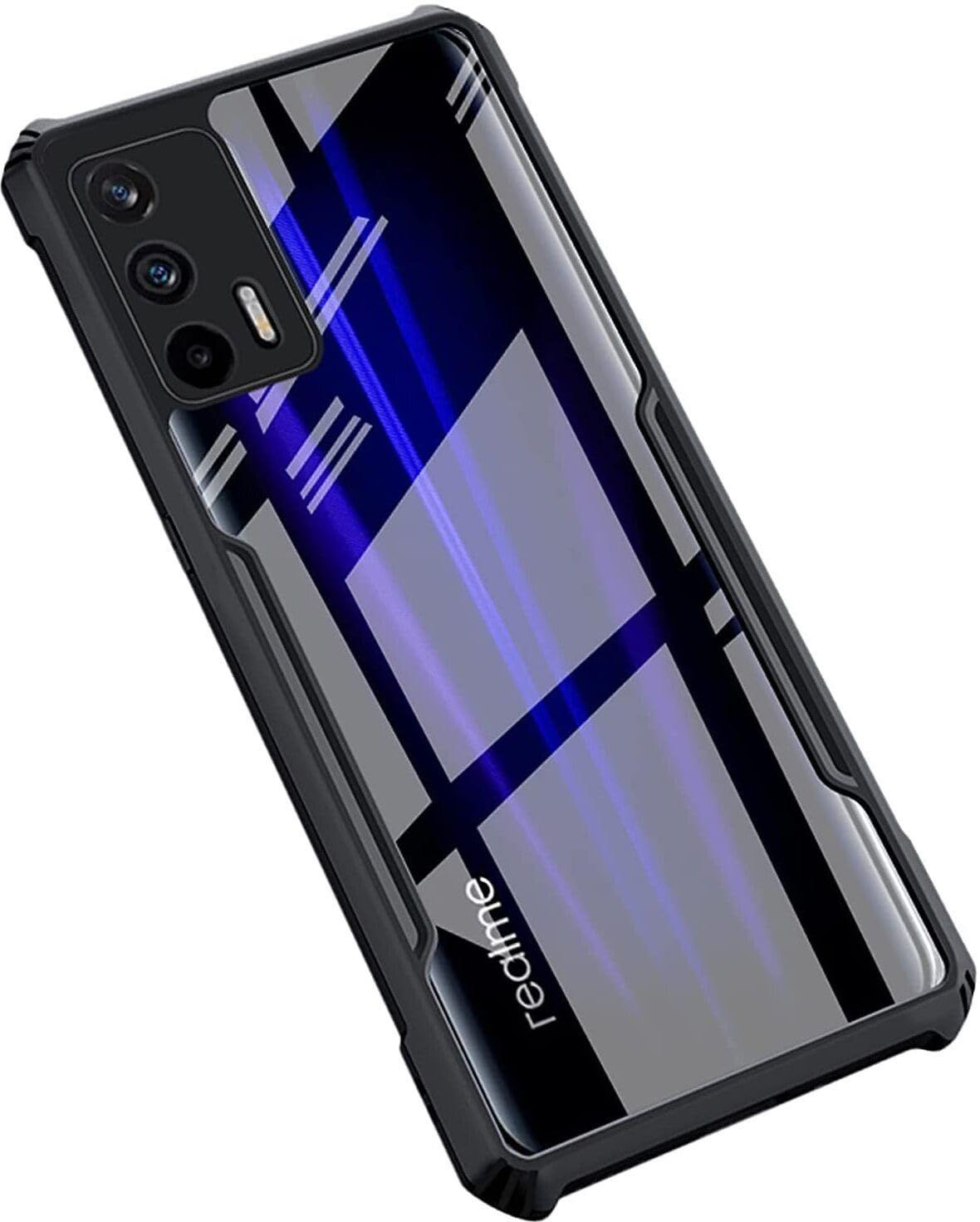 PLUGTECH Slim Shockproof Case | Matte Black Soft | Drop Protection | Precise Cutouts | Premium Mobile Cover for Realme X7 Max