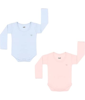 LULA Pack of 2 Unisex for Baby 100% Cotton Bodysuit ( Pink )