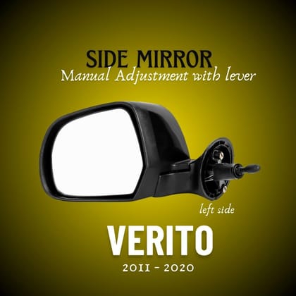 RMC side view mirror suitable for Mahindra Verito (Left Side / Passenger Side)