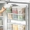Klassiq Plastic Fridge Storage Boxes (Pack of 6) Freezer & Refrigerator Organizer Containers Kitchen Storage Container Set Kitchen Accessories Items for Home 1200 ml Food Storage Box, White (6) Klassiq Plastic Fridge Storage Boxes (Pack of 6) Freezer & Refrigerator Organizer Containers Kitchen Storage Container Set Kitchen Accessories Items for Home 1200 ml Food Storage Box, White (6)