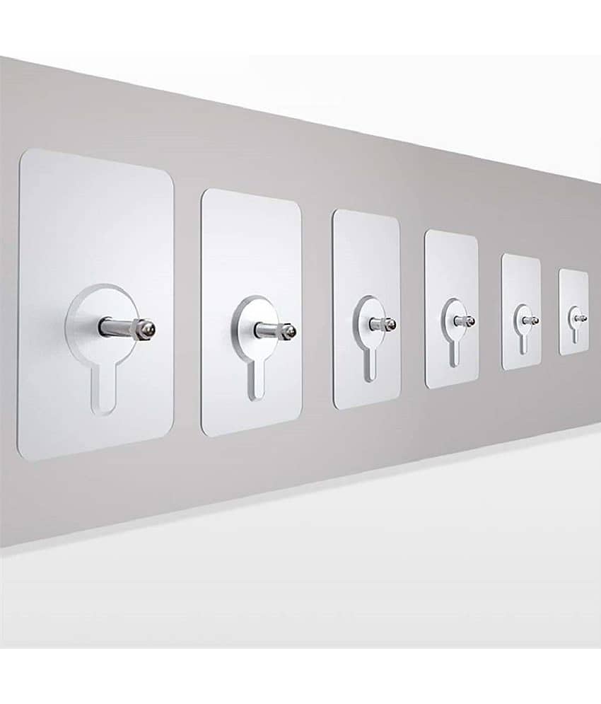 Self Adhesive Screw hooks (Pack of 6)