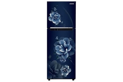 Samsung 236 L, 2 Star, Digital Inverter, Frost Free Double Door Refrigerator (RT28C3022CU/HL, Camellia Blue)