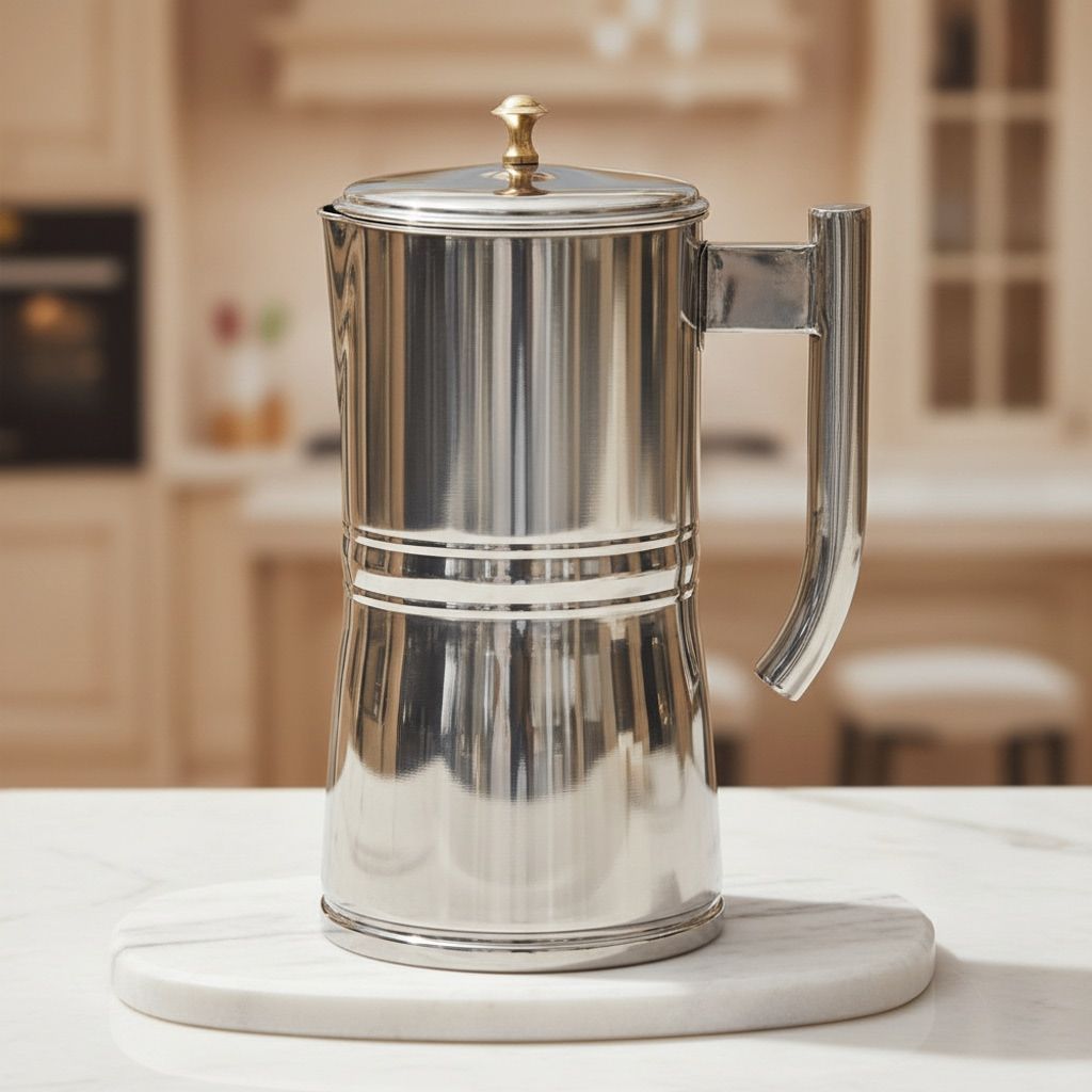 Premium Stainless Steel Serving Jug Heavy Gauge Water Pitcher (SMAS067 A)