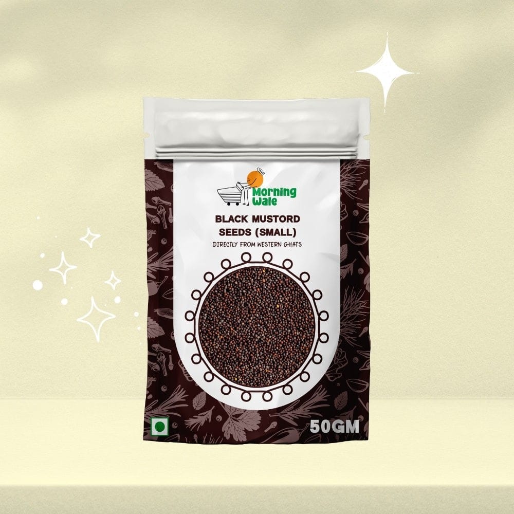 Morning Wale Small Mustard Seeds/Rai (90g) | Fine Tempering Spice | Intense Flavor