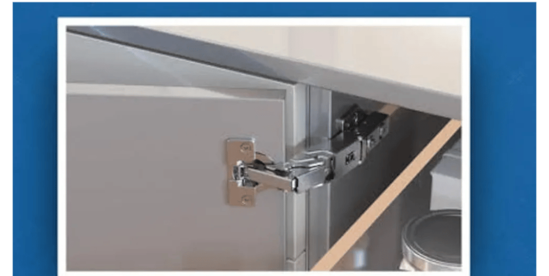 ADISON Cabinet Hinges, 1-1/4 Inch, 155 Degree Opening, Zero Protrusion, Chrome Finish, Pack of 2 Multi