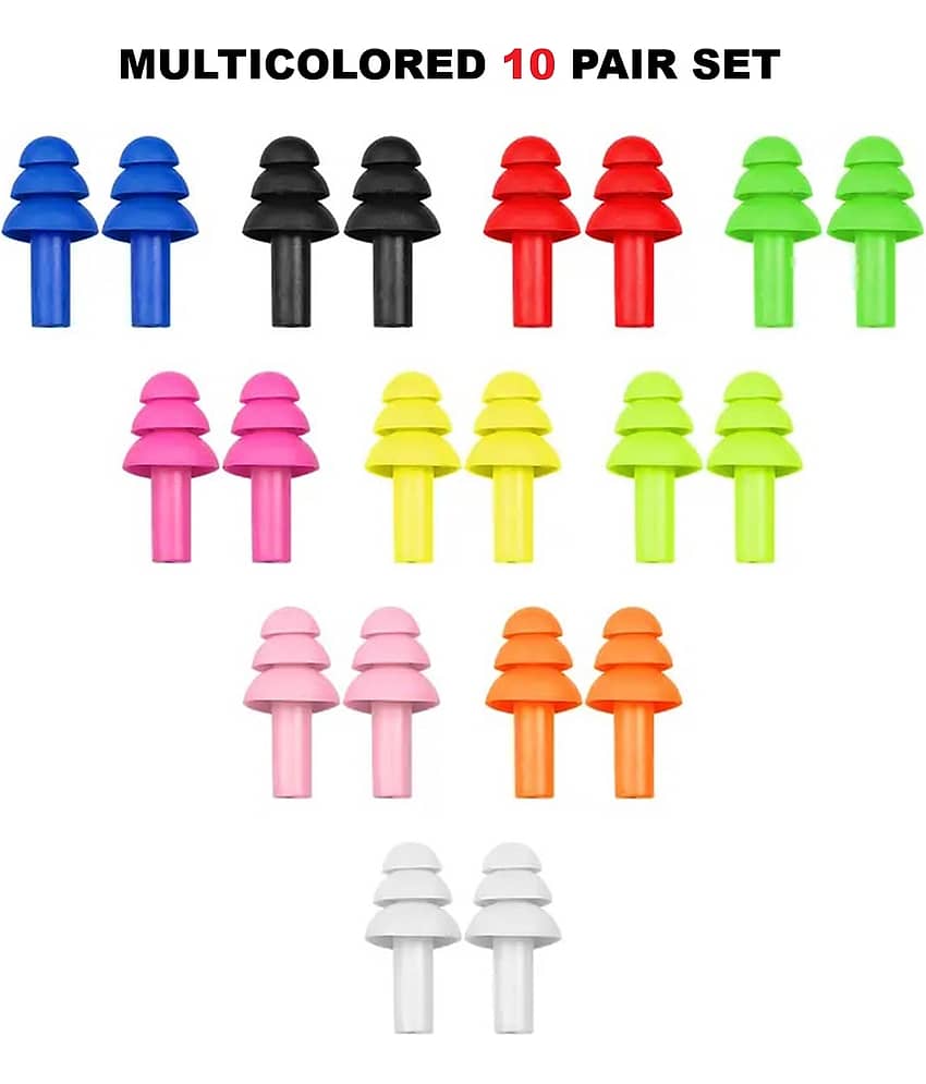 Lenon Silicone Anti Noise Multi Color Ear Plug