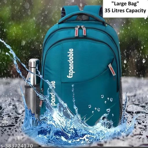 Large 35 l casual waterproof laptop bagbackpack for men women boys girlsoffice school college teens students