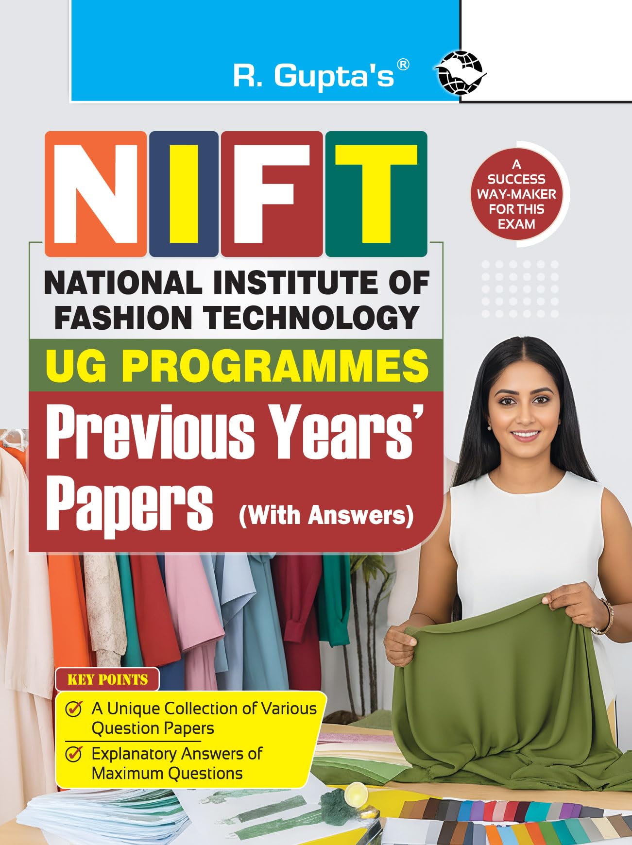 NIFT: UG Programmes – Previous Years' Papers (With Answers) (R-2891)