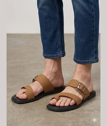 Sir Corbett SS26 Men's Casual Open Sandals - Beige Men's Floater Sandals