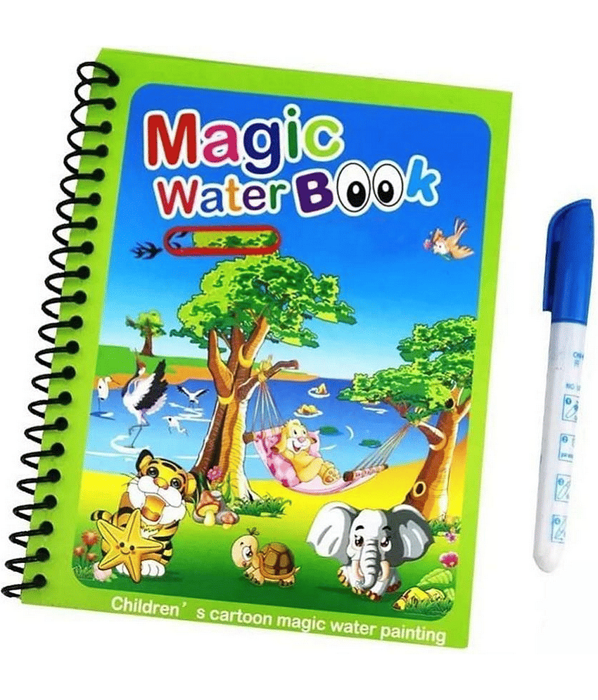 Water Coloring Books for Toddlers, Water Painting Book for Toddlers, Paint with Water Books, Water Doodle Book Toys for 3-5, Travel Toys for Toddlers, Toddler Travel Toys