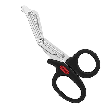 DESCO 7.5" Emergency Scissor Military Rescue Scissors Stainless Steel Trauma Shear, Curved Emergency Response Shear for Nurses for EMS DESCO 7.5" Emergency Scissor Military Rescue Scissors Stainless Steel Trauma Shear, Curved Emergency Response Shear for Nurses for EMS