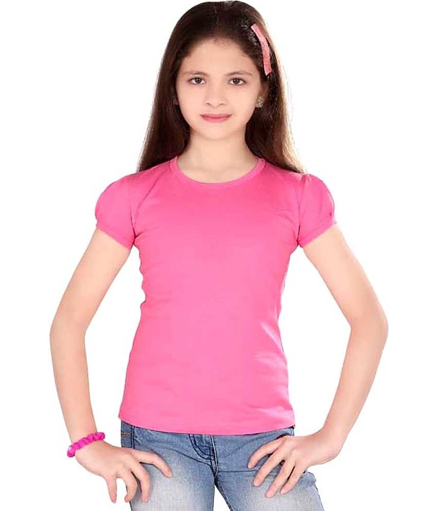 Sini Mini Pack of 1 Girls 100% Cotton Tops ( Blue )