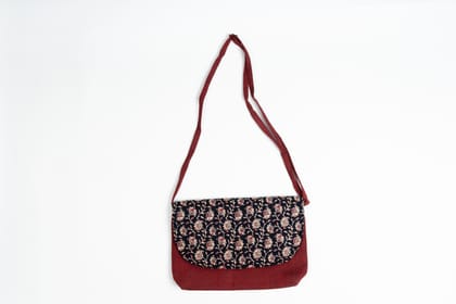 Handcrafted Cotton Sling Bag | Stylish & Lightweight Women's Crossbody Bag.