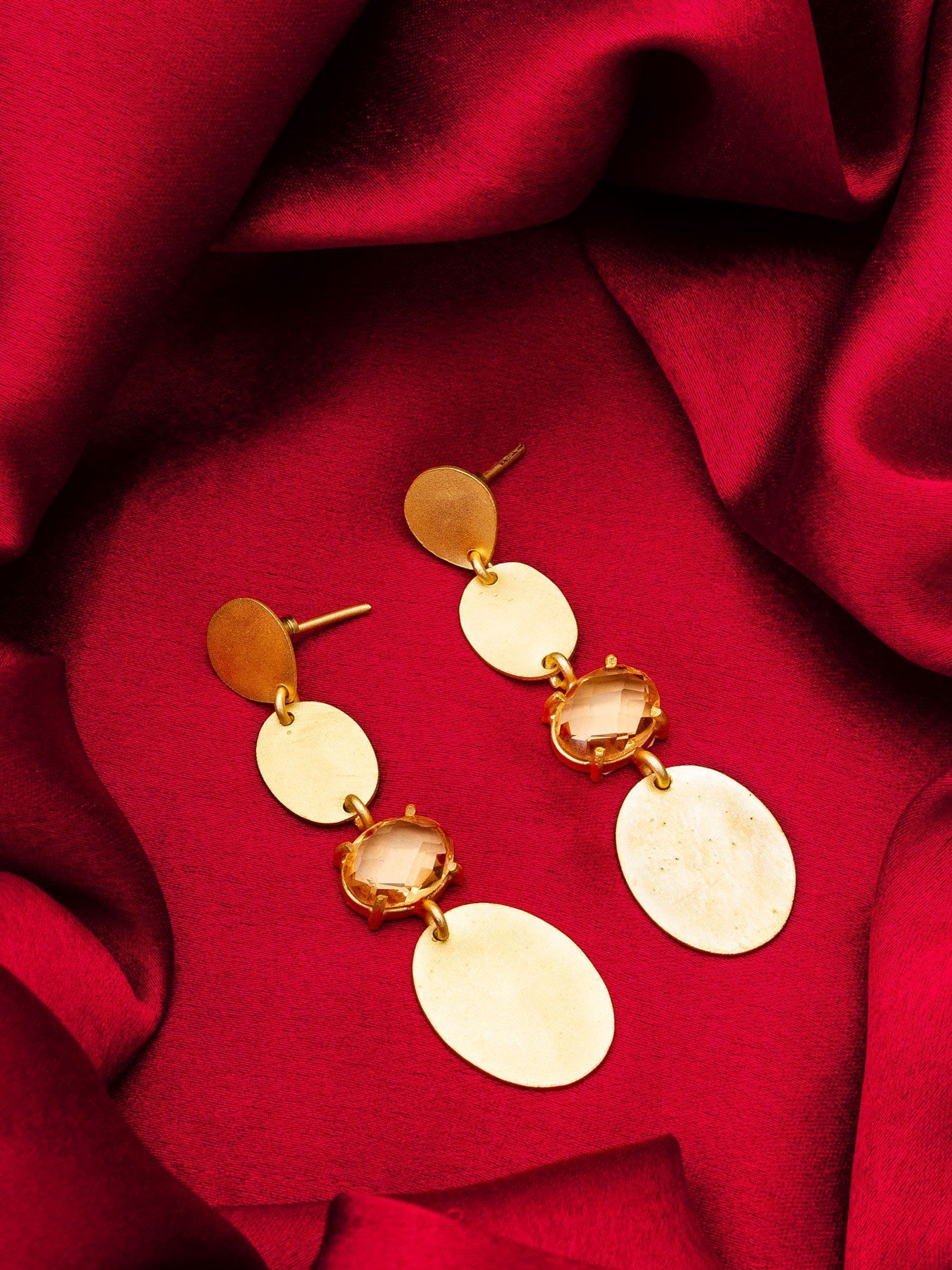 Morison Golden Crescent Earrings Modern and Mysterious