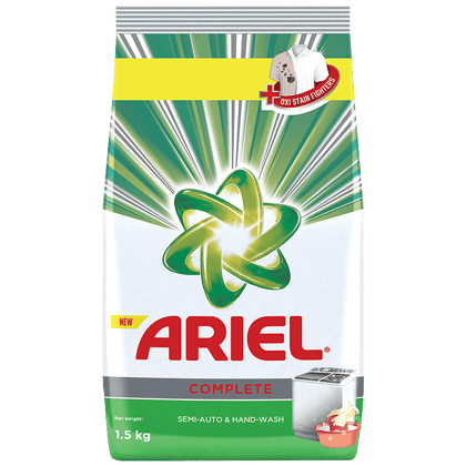 Ariel Complete Detergent Washing Powder, 1 Kg Get 500 G Free Ariel Complete Detergent Washing Powder, 1 Kg Get 500 G Free