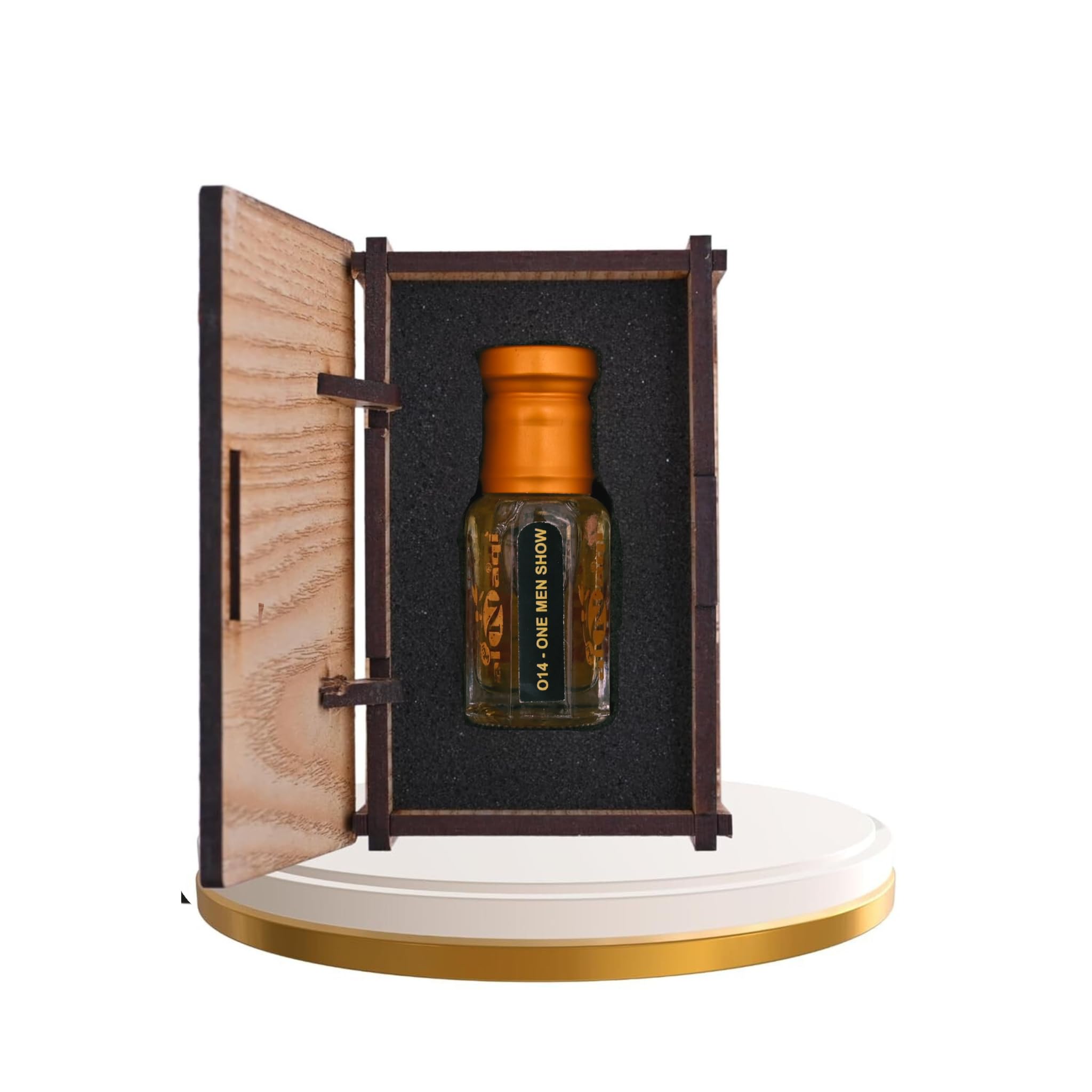 alanqi fragrances One Men Show 12ml - Non Alcoholic Perfume for Men, Intense Woody Scent, Premium Masculine Attar Oil, High Concentration Long Lasting Fragrance