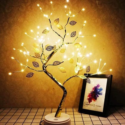 GLOWSERIE Decorative Golden Branch LED Lamp for Living Room & Desk GLOWSERIE Decorative Golden Branch LED Lamp for Living Room & Desk