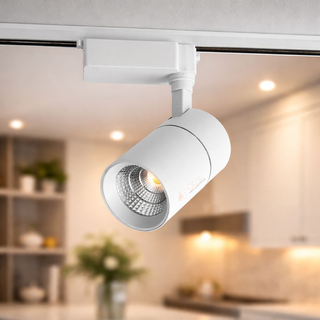 SPARKWORLD 20W LED Ceiling Spot Light | Rotatable Track Focus Light | Natural White | Pack of 1 (Track Not Included)