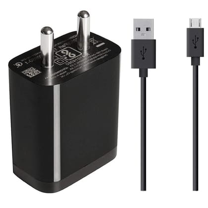 12W /2.4Amp Original Fast Charger for Xiaomi Redmi 9 / 9A / 9i / 4 / 4A / 5 / 5A / 6A / 6 Pro / 7 / 7A / Y1 / Y1 Lite / Y2 / Y3 Note 5 Pro/6 Pro/Redmi 5, 4, 7 / 7A, 6 / 6A with Data Cable - Black black