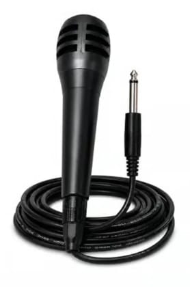 Mick Professional Wired Dynamic Microphone With 6.35mm Plug, Cardioid Polar Pattern, Clear Vocal Sound for Karaoke, Singing, Live Performance, Podcasting, Speeches & Public Address Systems