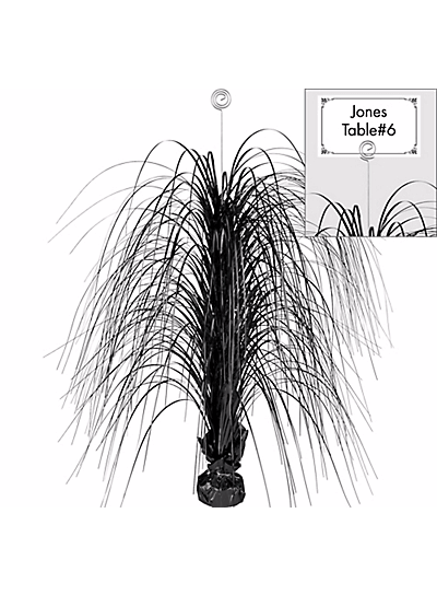 Wanna Party Black SPray CenterPiece Large