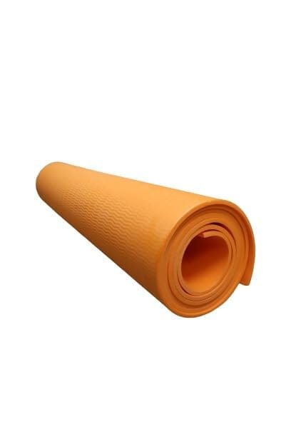 FAIRBIZPS Yoga Mat -4mm For Women Yoga Mat for Men Exercise mat for home workout yoga Mat for women GYM Mat (Orange Pac of 2)