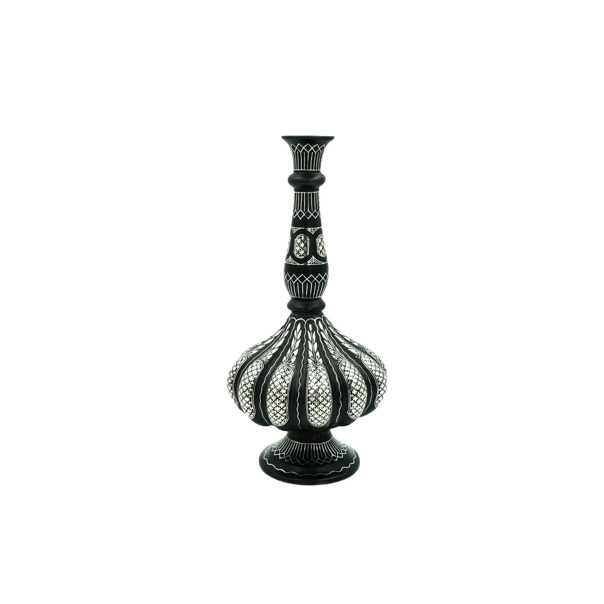 Bidri Ware Suray Vase Sheet Mehtabi (1TMTDCOKA09791)