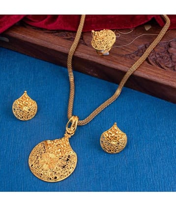 Sukkhi - Gold Pendant set ( Pack of 1 )