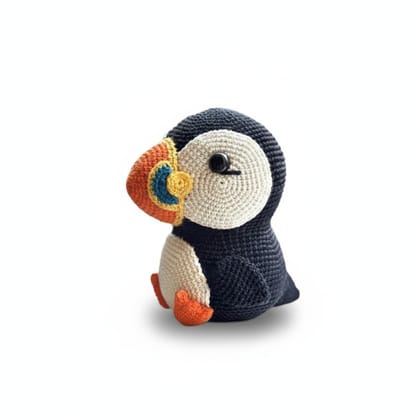 Handcrafted Crochet Puffin Plush Toy