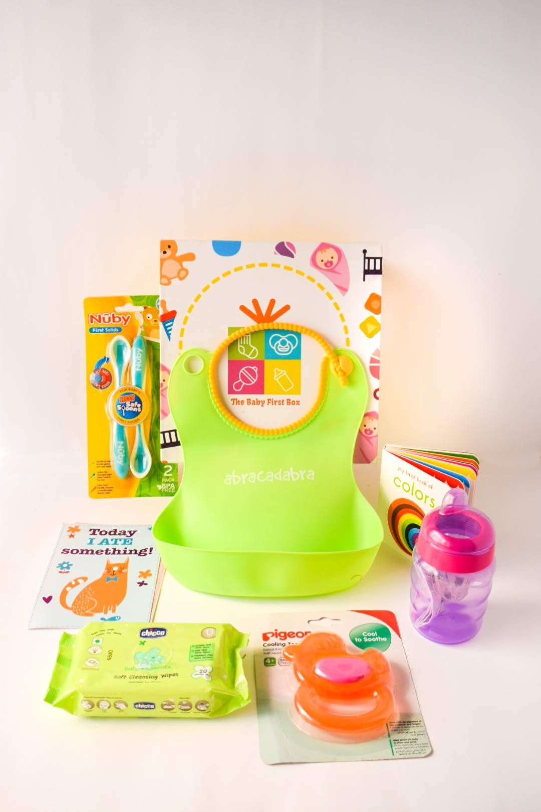 The Baby First Box - The First Feeding Set Gift Box Multicolor
