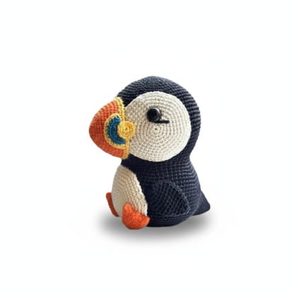 Handcrafted Crochet Puffin Plush Toy
