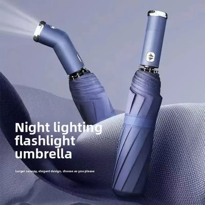 Multifunction Umbrella with Emergency Torch | Foldable Portable Rain Umbrella for Men & Women | Compact Travel Umbrella with Built-In LED Light (Any Random Color) Multifunction Umbrella with Emergency Torch | Foldable Portable Rain Umbrella for Men & Women | Compact Travel Umbrella with Built-In LED Light (Any Random Color)