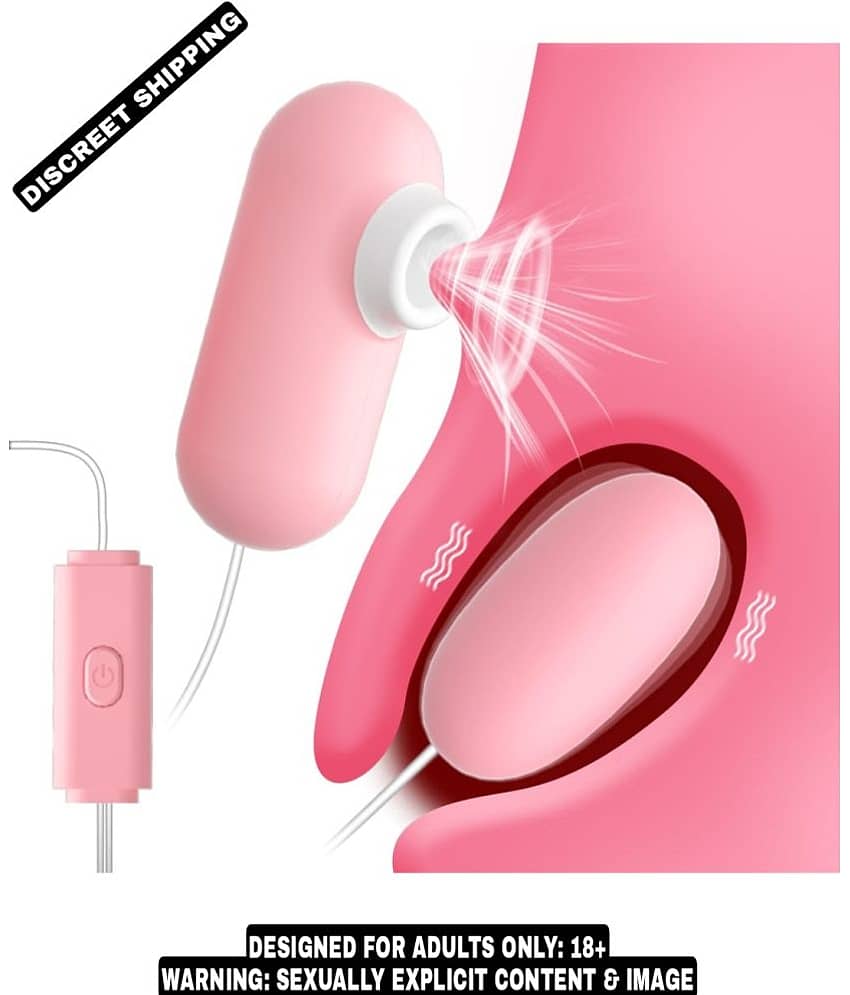 2 IN 1 SUCKER+EGG USB POWER 12 FREQUENCY VIBRATOR SEXY TOY LOW PRICE FOR WOMEN BY KAMAHOUSE