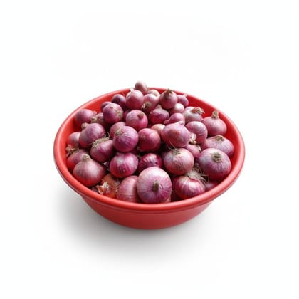 Fresh Red Onions - 20 kg - One bowl containing onions