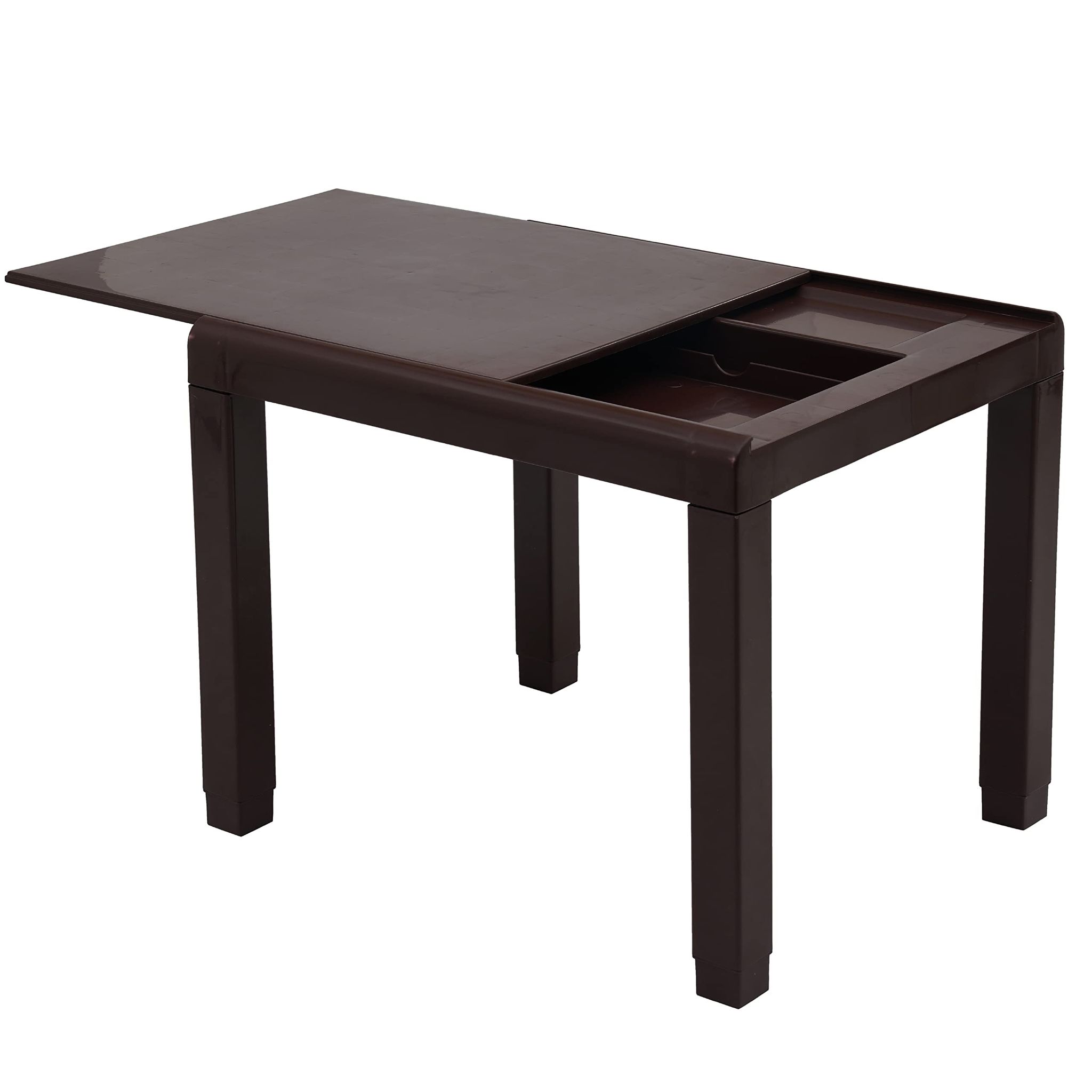 Supreme Furniture Zeta Plastic Kids Study Table with Storage Suitable for Children to Study