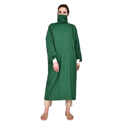 Green Surgeon Gown With Mask, Size: Stander Size
