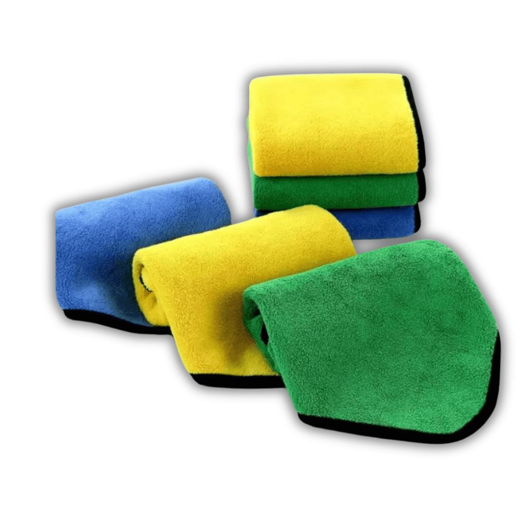 Microfiber Towels for Car Detailing | Ultra Soft & Highly Absorbent | 40×40 CM, 600 GSM, 3 Piece