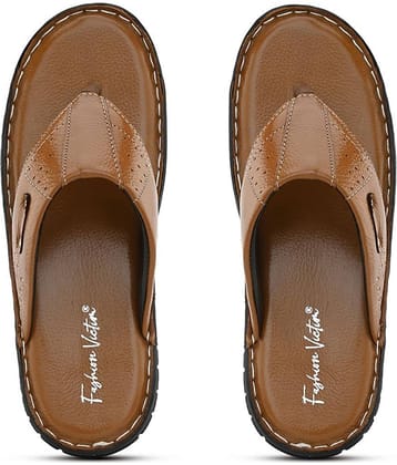 Fashion Victim Brown Men's Thong Flip Flop